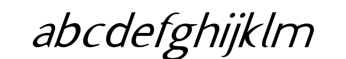 Famico-Italic Font LOWERCASE