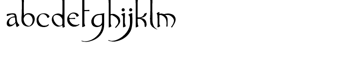 Fable Smooth Font LOWERCASE
