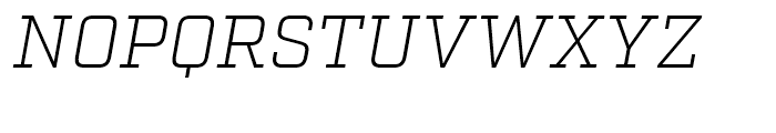 Factoria Light Italic Font UPPERCASE