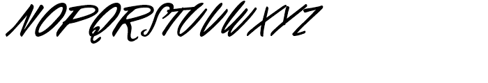 Falcon Brushscript Bold Font UPPERCASE