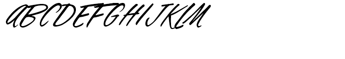 Falcon Brushscript Regular Font UPPERCASE