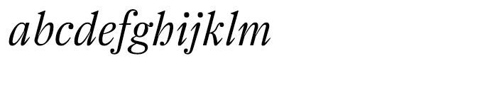 Farnham Display Light Italic Font LOWERCASE