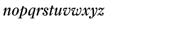 Farnham Display Regular Italic Font LOWERCASE