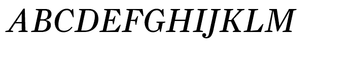 Farnham Text Regular Italic Font UPPERCASE