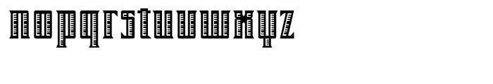 Farrier Shaded Font LOWERCASE