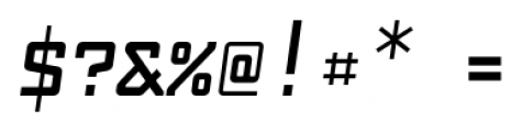 Fabryka 4F Bold Italic Font OTHER CHARS
