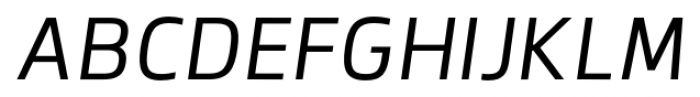 Facto Italic Font UPPERCASE