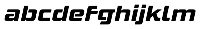 Factor BF Bold Oblique Font LOWERCASE