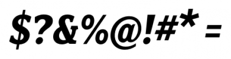 Fairplex Narrow Bold Italic Font OTHER CHARS