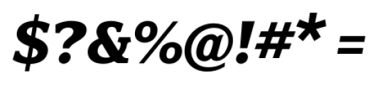 Fairplex Wide Bold Italic Font OTHER CHARS