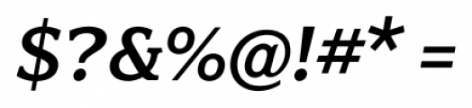 Fairplex Wide Medium Italic Font OTHER CHARS