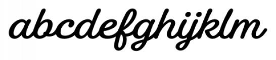 Fairwater Script Bold Font LOWERCASE