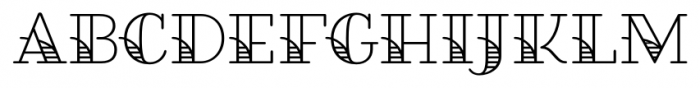 Fairwater Serif Deco Font UPPERCASE
