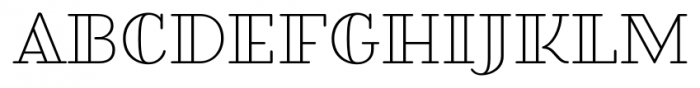 Fairwater Serif Open Font UPPERCASE