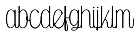 Falkin Script Upright Font LOWERCASE