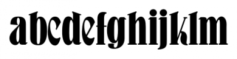Falkin Serif Bold Font LOWERCASE