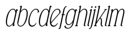 Falkin Serif Italic Font LOWERCASE