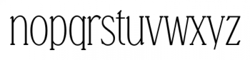 Falkin Serif Regular Font LOWERCASE