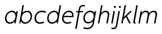 Faricy New Light Italic Font LOWERCASE