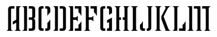 Farquharson  Stencil Font LOWERCASE