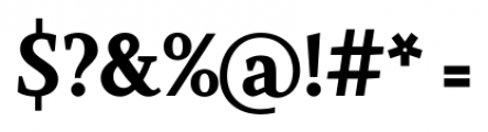 Farrerons Serif Bold Font OTHER CHARS