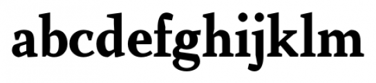 Farrerons Serif Bold Font LOWERCASE