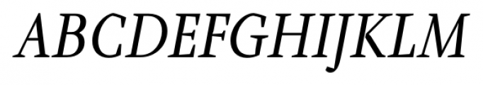 Farrerons Serif Italic Font UPPERCASE