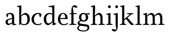 Farrerons Serif Regular Font LOWERCASE