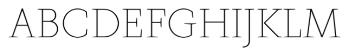 Farrerons Serif  Thin Font UPPERCASE