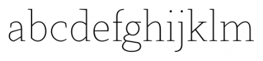 Farrerons Serif  Thin Font LOWERCASE