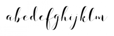 Fashionista Black Regular Font LOWERCASE