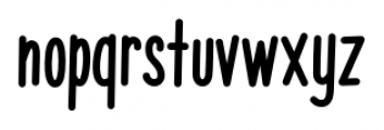 Fast Hand Lower Case Font LOWERCASE
