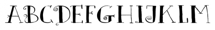 Father Frost Expanded Font UPPERCASE