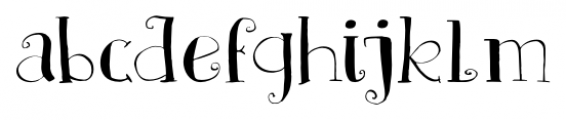 Father Frost Expanded Font LOWERCASE