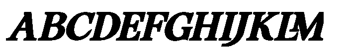 FA Alvensvo Bold Italic Font UPPERCASE
