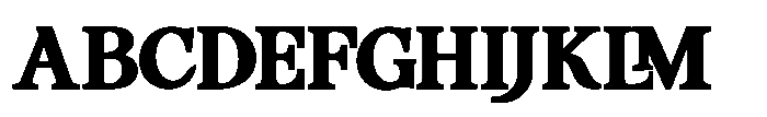 FA Alvensvo Bold Font UPPERCASE