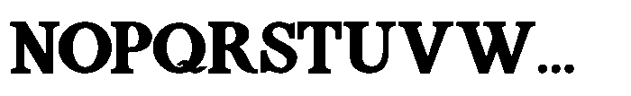 FA Alvensvo Bold Font UPPERCASE