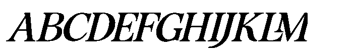 FA Alvensvo Italic Font UPPERCASE