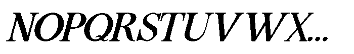 FA Alvensvo Italic Font UPPERCASE