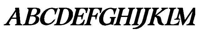 FA Alvensvo Medium Italic Font UPPERCASE