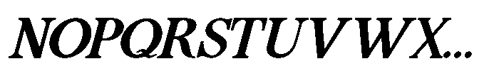 FA Alvensvo Medium Italic Font UPPERCASE