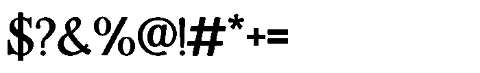 FA Alvensvo Medium Font OTHER CHARS