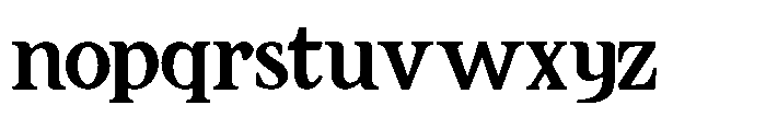 FA Alvensvo Medium Font LOWERCASE