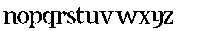 FA Alvensvo Regular Font LOWERCASE