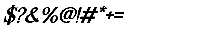 FA Alvensvo Semi Bold Italic Font OTHER CHARS