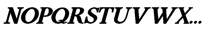 FA Alvensvo Semi Bold Italic Font UPPERCASE