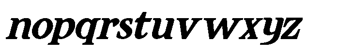 FA Alvensvo Semi Bold Italic Font LOWERCASE