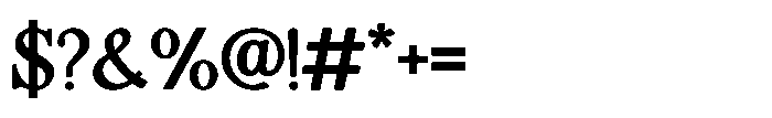 FA Alvensvo Semi Bold Font OTHER CHARS