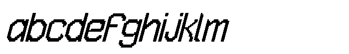 FA Dotabyte Italic FONT