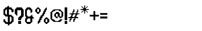 FA Dotabyte Regular Font OTHER CHARS
